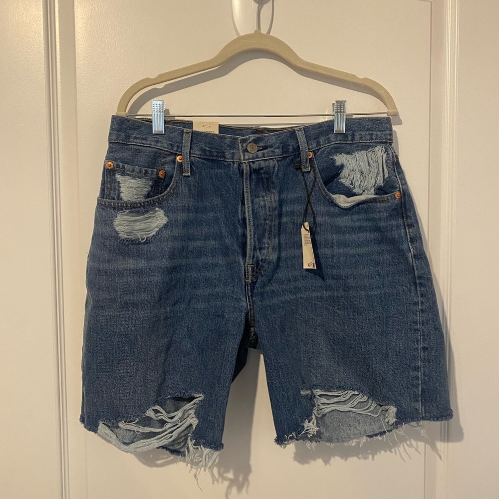 Distressed Denim Women Shorts